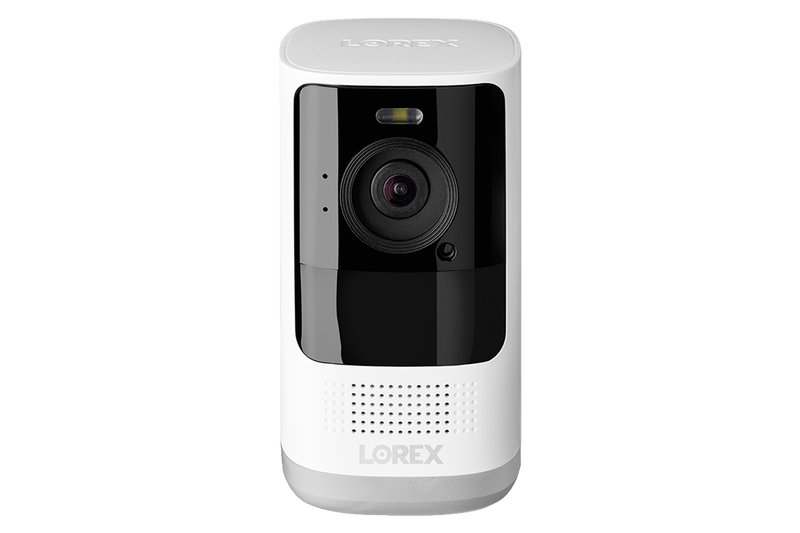 Lorex 2K Wire-Free Security System with Battery-Operated Cameras and 2K Wi-Fi Video Doorbell