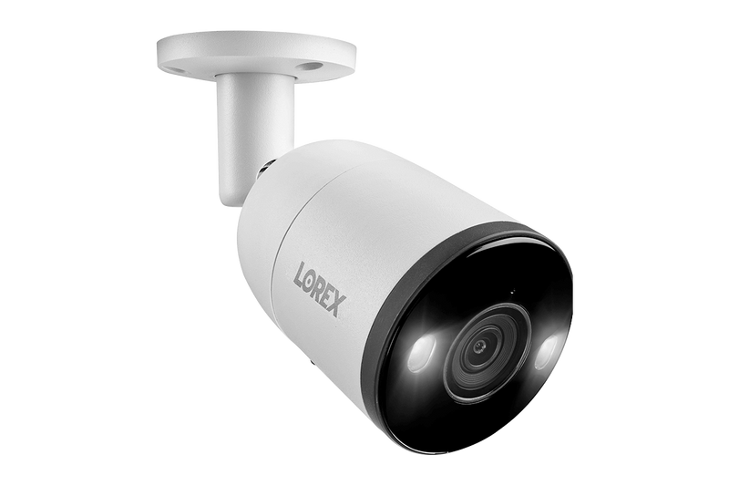 Lorex H13 4K IP Wired Bullet Security Camera with Smart Deterrence and Smart Motion Detection