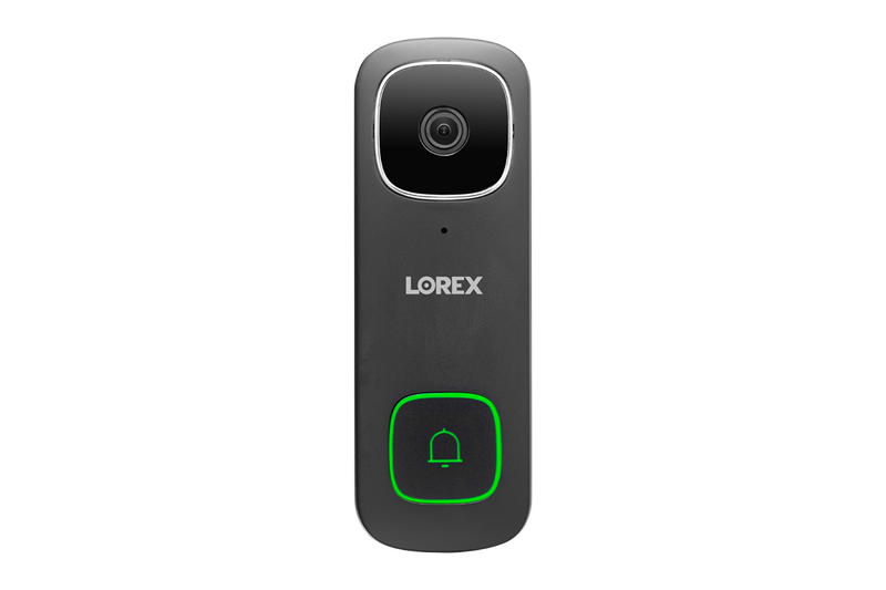 Lorex 2K Wi-Fi Video Doorbell (Wired, 32GB)