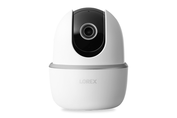 Caméra de sécurité Wi-Fi 2K panoramique et inclinable pour intérieur Lorex