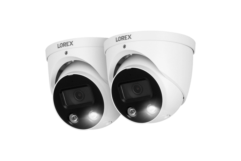 4K Ultra HD Smart Deterrence IP Dome Camera with Smart Motion Detection Plus