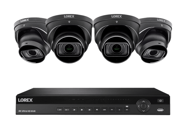 Lorex Elite Series NVR with N4 (Nocturnal Series) IP Dome Cameras - 4K 16-Channel 4TB Wired System