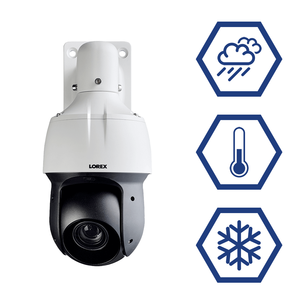 weatherproof PTZ security camera